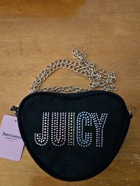 Juicy Couture "State of My Heart" Mini Bag with Multicolor Rhinestone JUICY